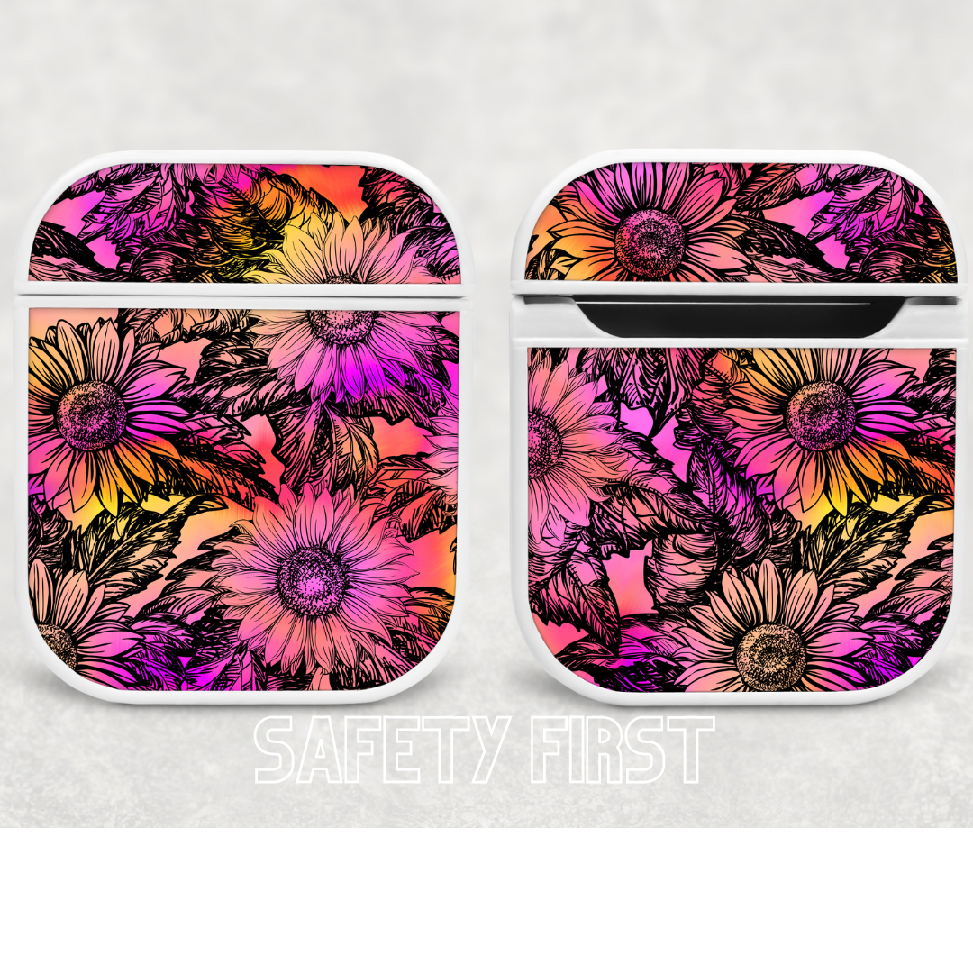 Air Pod case- Tie dye florals
