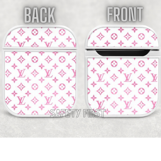 Air pod case - inspired pink on white